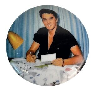 Elvis Presley Letters from Fans MISSING Music Box 1993 Jewelry / Nightstand Dish